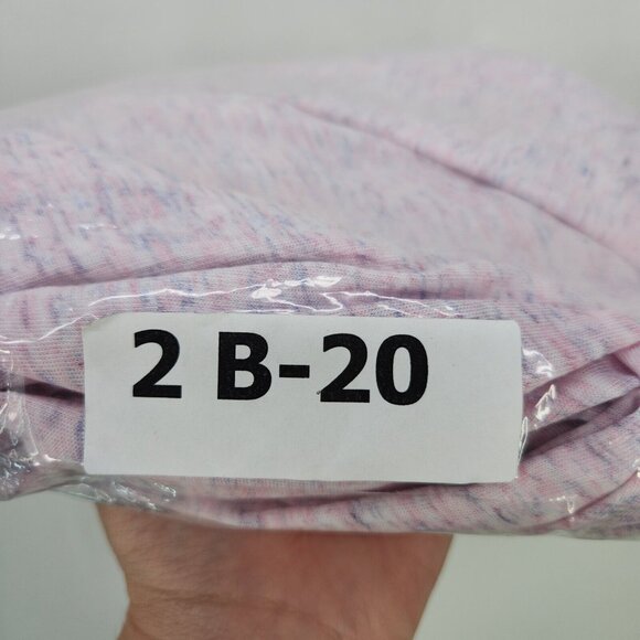 Kangol Raindrop Mens Long Sleeve Tshirt Size Large Pink Heather Crewneck Stretch - Picture 13 of 13